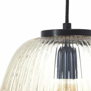 Luminaires Brilliant Suspension Brilliant Kaizen Noir, 1 lumière* Lampes En Verre