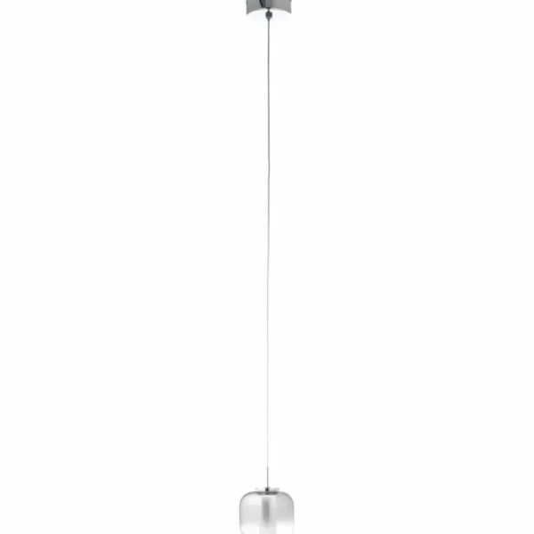 Luminaires Brilliant Suspension Brilliant Rafa LED Chrome, 1 lumière* Lampes En Verre