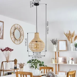hofstein Suspension Bulach Noir, 1 lumière* Lampes Modernes