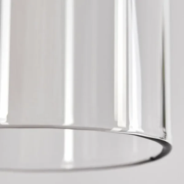 hofstein Suspension Caimitte Clair, Fumé, 3 lumières* Lampes Modernes