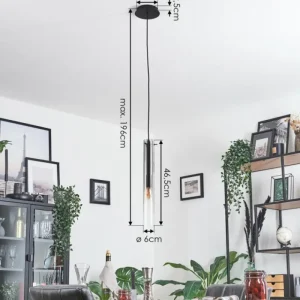 hofstein Suspension Caimitte Noir, 1 lumière* Lampes Modernes