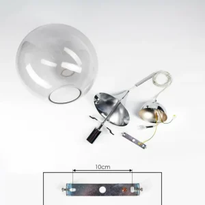 hofstein Suspension Calvisi Chrome, 1 lumière* Lampes Modernes