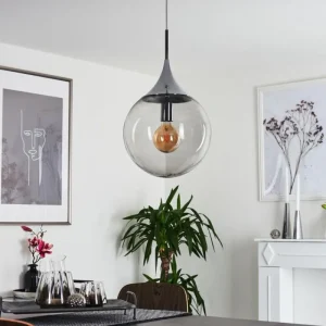 hofstein Suspension Calvisi Chrome, 1 lumière* Lampes Modernes
