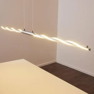 hofstein Suspension CARMACKS LED Chrome, 4 lumières* Lampes Modernes