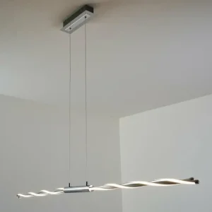 hofstein Suspension CARMACKS LED Chrome, 4 lumières* Lampes Modernes