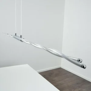 hofstein Suspension CARMACKS LED Chrome, 4 lumières* Lampes Modernes