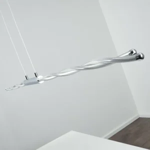 hofstein Suspension CARMACKS LED Chrome, 4 lumières* Lampes Modernes