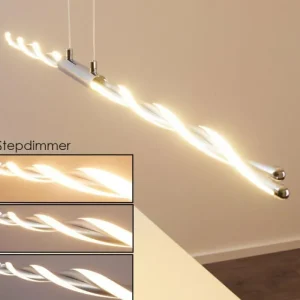 hofstein Suspension CARMACKS LED Chrome, 4 lumières* Lampes Modernes
