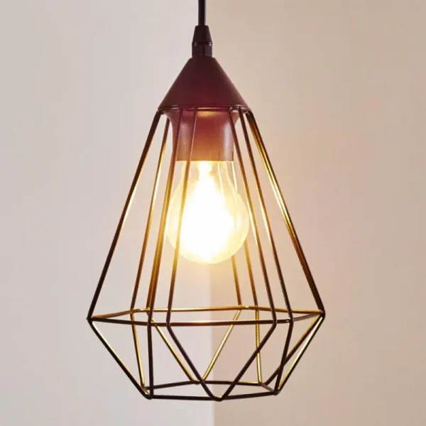 hofstein Suspension Cenova Noir, 1 lumière* Lampes Modernes