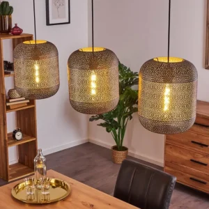 hofstein Suspension Chidu Gris, 3 lumières* Lampes Modernes