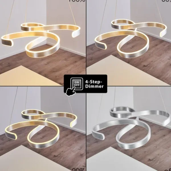 hofstein Suspension Chippewa LED Aluminium, 1 lumière* Lampes Modernes