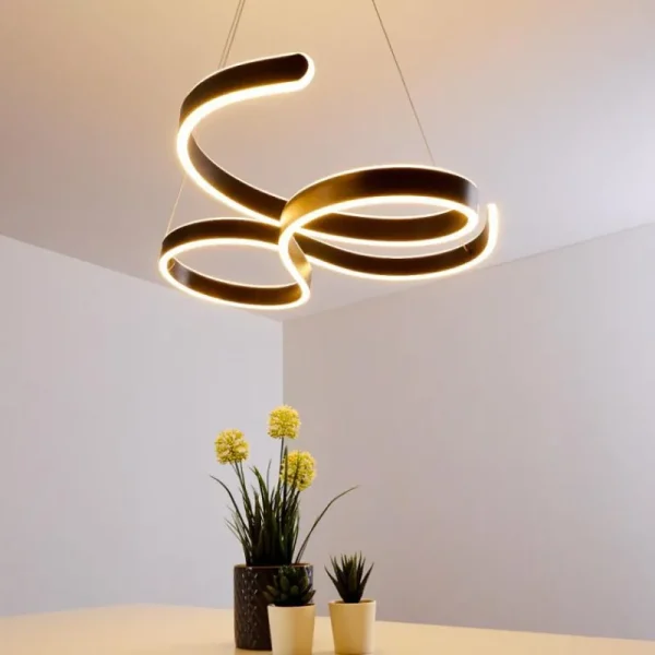 hofstein Suspension Chippewa LED Noir, 1 lumière* Lampes Modernes