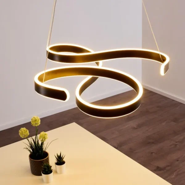 hofstein Suspension Chippewa LED Noir, 1 lumière* Lampes Modernes