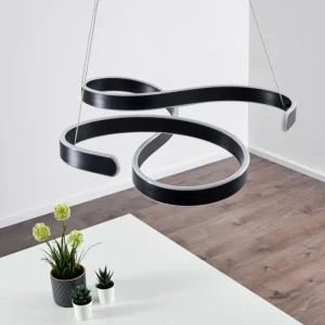 hofstein Suspension Chippewa LED Noir, 1 lumière* Lampes Modernes