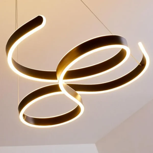 hofstein Suspension Chippewa LED Noir, 1 lumière* Lampes Modernes