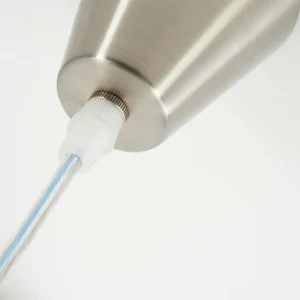 hofstein Suspension Cochuna Nickel mat, 1 lumière* Lampes En Verre