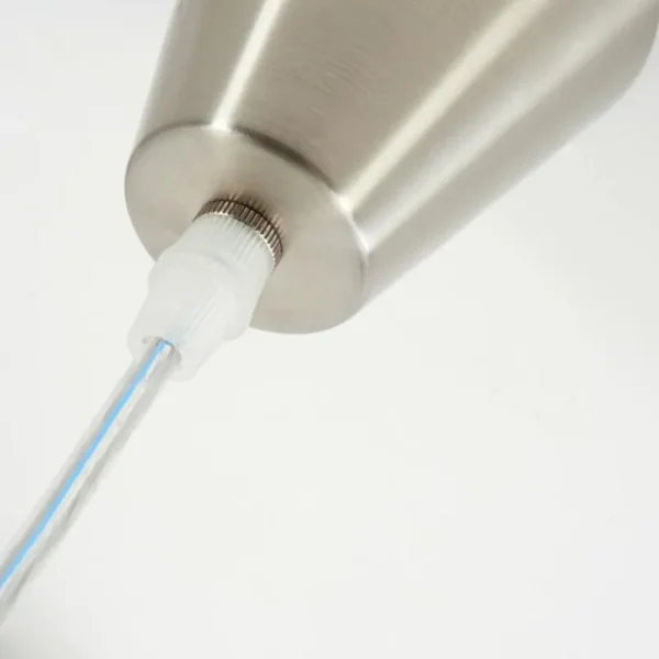 hofstein Suspension Cochuna Nickel mat, 1 lumière* Lampes En Verre