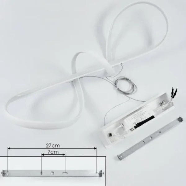 hofstein Suspension Dauntey LED Blanc, 1 lumière* Lampes Modernes