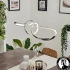 hofstein Suspension Dauntey LED Nickel mat, 1 lumière* Lampes Modernes