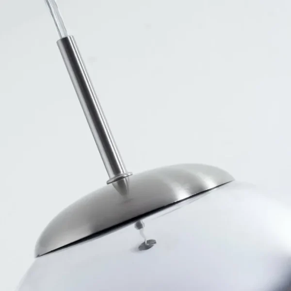 hofstein Suspension Degevos Nickel mat, 1 lumière* Lampes En Verre