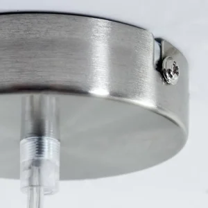 hofstein Suspension Degevos Nickel mat, 1 lumière* Lampes En Verre
