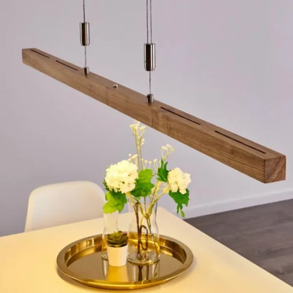 hofstein Suspension Deshka LED Argenté, 1 lumière* Lampes Modernes