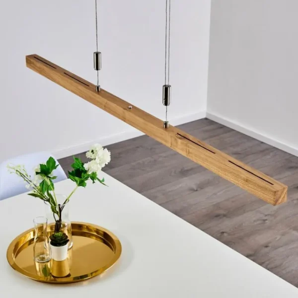 hofstein Suspension Deshka LED Argenté, 1 lumière* Lampes Modernes