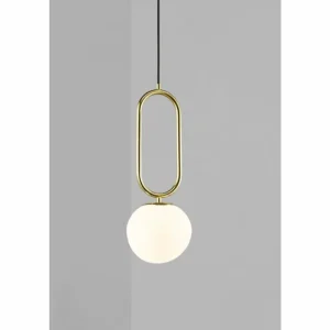 Design For The People by Nordlux Suspension SHAPES Laiton, 1 lumière* Lampes En Verre