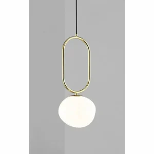 Design For The People by Nordlux Suspension SHAPES Laiton, 1 lumière* Lampes En Verre