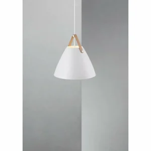 Design For The People by Nordlux Suspension STRAP36 Blanc, 1 lumière* Lampes En Verre