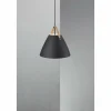 Design For The People by Nordlux Suspension STRAP36 Noir, 1 lumière* Lampes En Verre