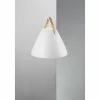 Design For The People by Nordlux Suspension STRAP48 Blanc, 1 lumière* Lampes En Verre