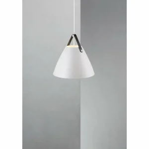 Design For The People by Nordlux Suspension STRAP36 Blanc, 1 lumière* Lampes En Verre