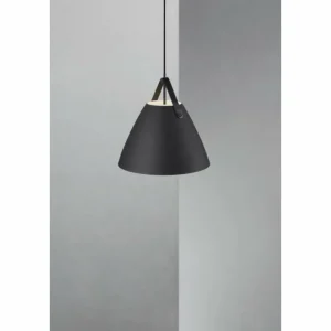 Design For The People by Nordlux Suspension STRAP36 Noir, 1 lumière* Lampes En Verre