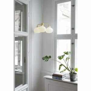 Design For The People by Nordlux Suspension RAITO Blanc, 3 lumières* Lampes En Verre