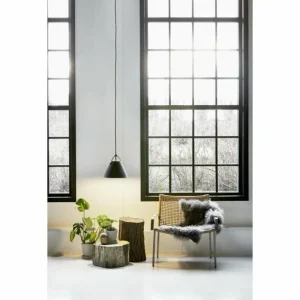 Design For The People by Nordlux Suspension STRAP36 Noir, 1 lumière* Lampes En Verre