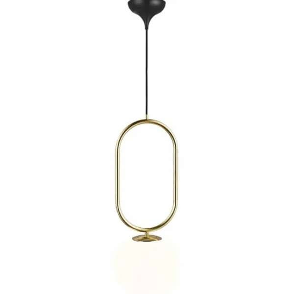 Design For The People by Nordlux Suspension SHAPES Laiton, 1 lumière* Lampes En Verre