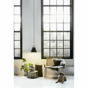 Design For The People by Nordlux Suspension STRAP36 Noir, 1 lumière* Lampes En Verre