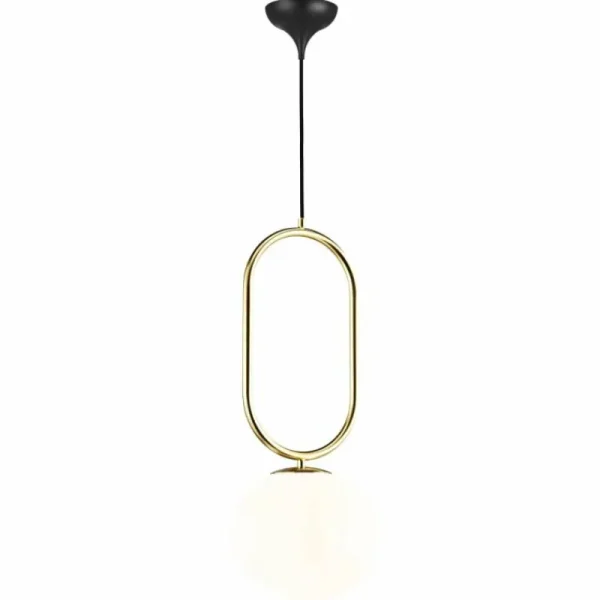 Design For The People by Nordlux Suspension SHAPES Laiton, 1 lumière* Lampes En Verre