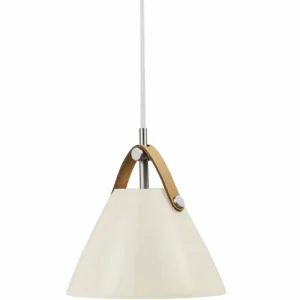 Design For The People by Nordlux Suspension STRAP Nickel mat, 1 lumière* Lampes En Verre