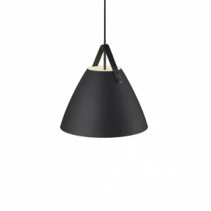 Design For The People by Nordlux Suspension STRAP36 Noir, 1 lumière* Lampes En Verre