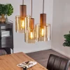 hofstein Suspension Dodoma Cuivre, 3 lumières* Lampes En Verre