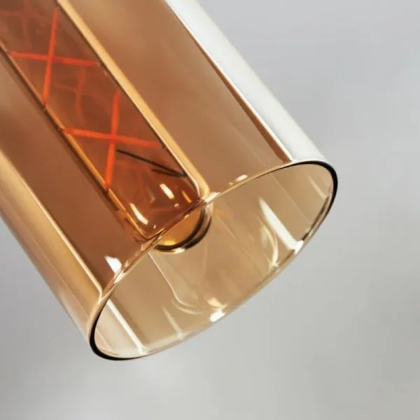 hofstein Suspension Dulcita Or, 1 lumière* Lampes En Verre