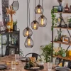 hofstein Suspension Echallens Noir, 5 lumières* Lampes Modernes