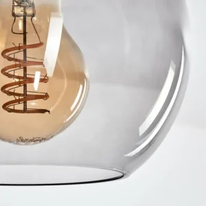 hofstein Suspension Echallens Noir, 5 lumières* Lampes Modernes