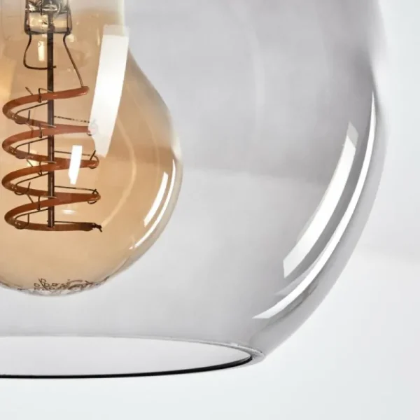 hofstein Suspension Echallens Noir, 5 lumières* Lampes Modernes