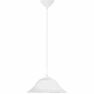 Luminaires Eglo Suspension Eglo ALBANY Blanc* Lampes En Verre