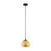 Luminaires Eglo Suspension EGLO ALBARACCIN Noir, 1 lumière* Lampes En Verre