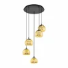 Luminaires Eglo Suspension EGLO ALBARACCIN Noir, 5 lumières* Lampes En Verre