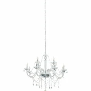 Luminaires Eglo Suspension Eglo BASILANO Chrome, 12 lumières* Lampes En Verre